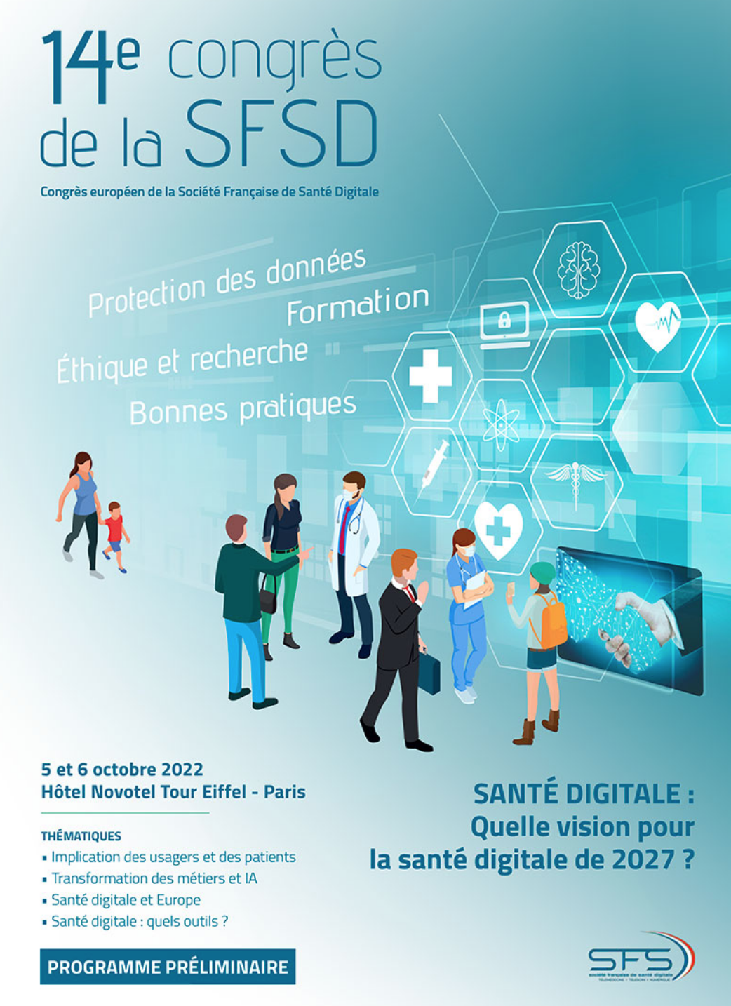 14e Congrès de la Société Française de Santé Digitale (SFSD)