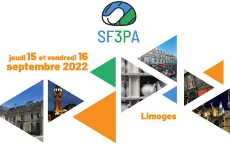 15 – 16 septembre 2022 // 4e Congrès de la SF3PA (Limoges) 15 – 16 septembre 2022 // 4e Congrès de la SF3PA (Limoges)