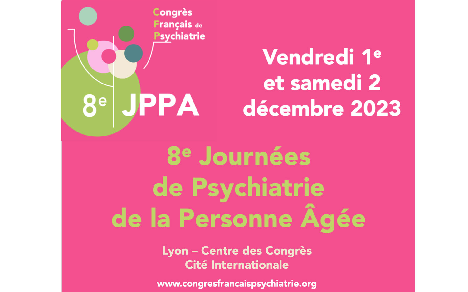 8e Journées de la Psychiatrie de la Personne Âgée