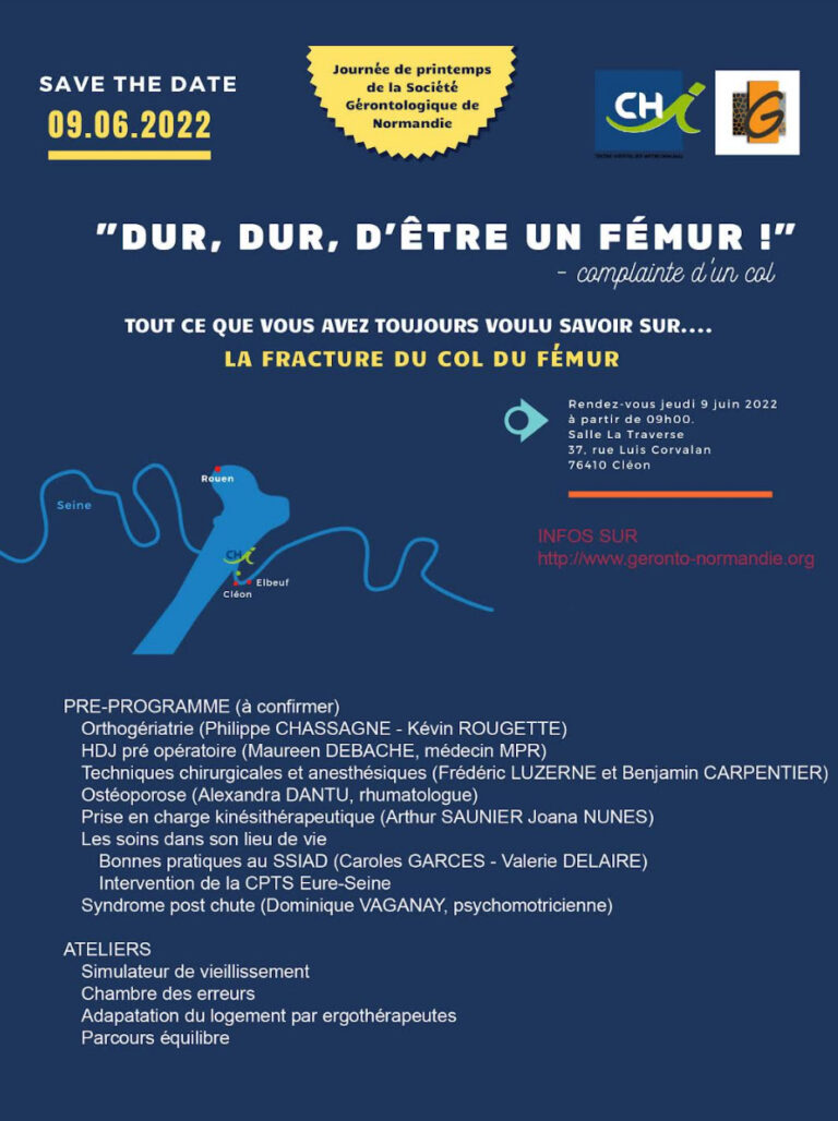 Journée de Printemps de la Société Gérontologique de Normandie