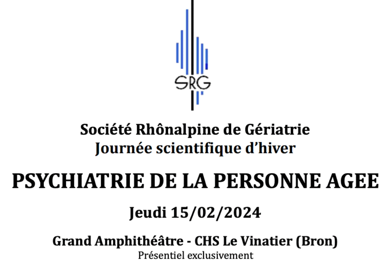 Conférence Psychiatrie personnes âgées Psychiatrie personnes âgées